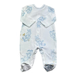 Le Bebe Tutina Manica Lunga Tinta Unita con Stampe per Neonato LBB5256 BIANCO LE BEBE 