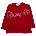 CESARE PACIOTTI shirt girocollo tinta unita con stampa in contrasto Rosso per Bambino TSP5308J ROSSO CESARE PACIOTTI 