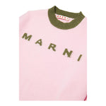 MARNI maglia tinta unita con stampa Rosa per Bambina M00993 ROSA MARNI 