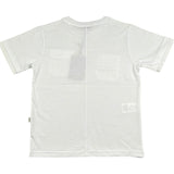 Paolo Pecora T-Shirt Girocollo Tinta Unita con Taschini per Bambino PP4351 BIANCO PAOLO PECORA 