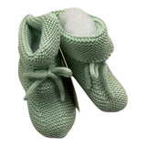 Paz Rodriguez – Einfarbige grüne Babyschuhe