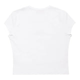 Diesel T-Shirt Girocollo Tinta Unita con Logo per Bambina J01830XX BIANCO DIESEL 