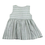 Babyvip Abito Tinta Unita con Fantasia A Righe per Neonata T1352 VERDE BABYVIP 