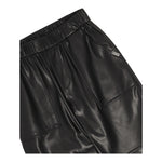 LIU JO pantalone in ecopelle tinta unita con elastico in vita Nero per Bambina GF4056 NERO LIU JO 