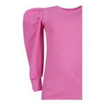 FUN & FUN abito manica lunga tinta unita con maniche a sbuffo Rosa per Bambina FCBDR00133X ROSA FUN & FUN 