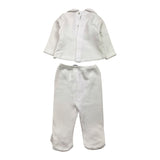 BABIDU completo 2pz tinta unita maglia-ghettina Bianco per Neonata 51365 BIANCO BABIDU 