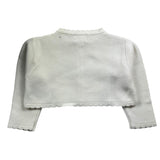 Nanan Plain Creme Bolero für Mädchen