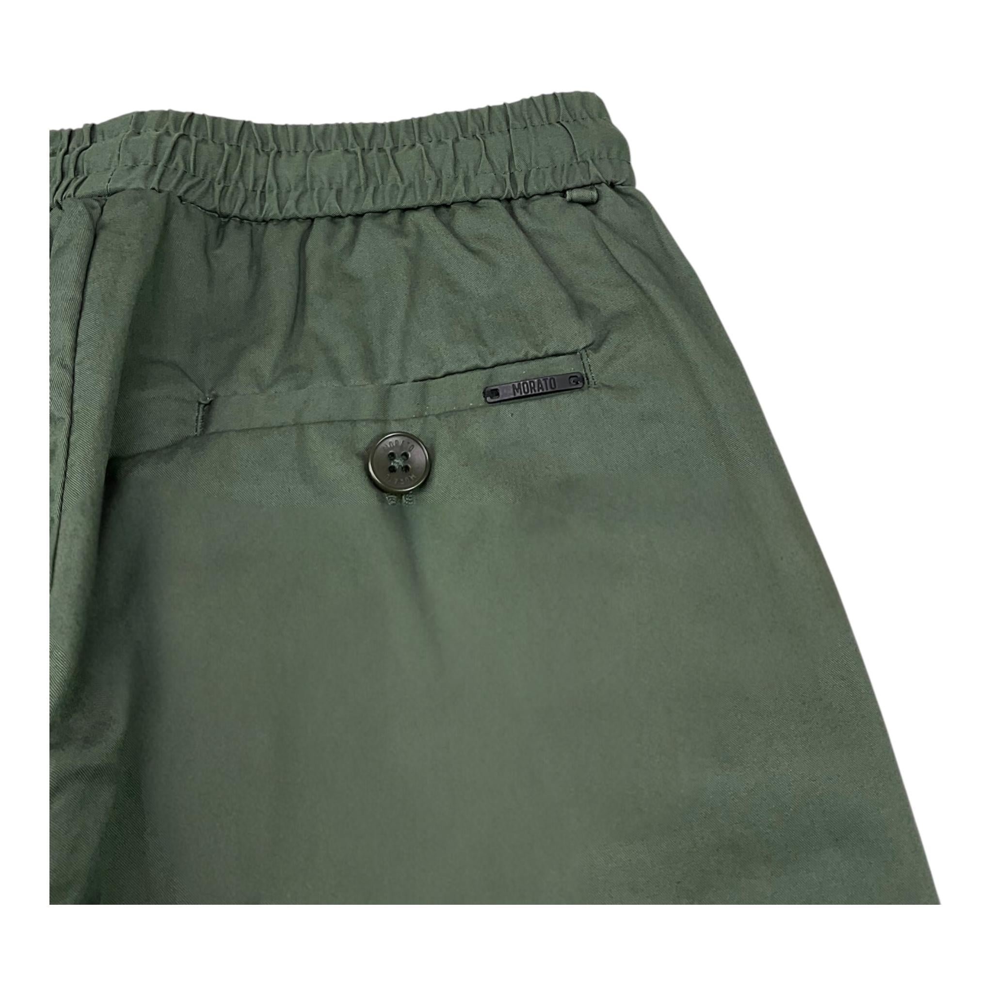 Antony Morato Pantalone Tinta Unita con Elastico In Vita per Bambino MKTR00218 VERDE ANTONY MORATO 