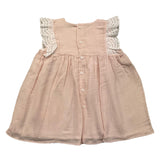 Wedoble Einfarbiges Rosa Tagebuchkleid für Baby Mädchen