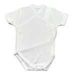 Calamaro Body Tinta Unita Mezza Manica per Neonata KWEE BIANCO CALAMARO 