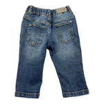 TRUSSARDI jeans tinta unita con elastico in vita Blu per Neonato TIA24143PAN BLU TRUSSARDI 