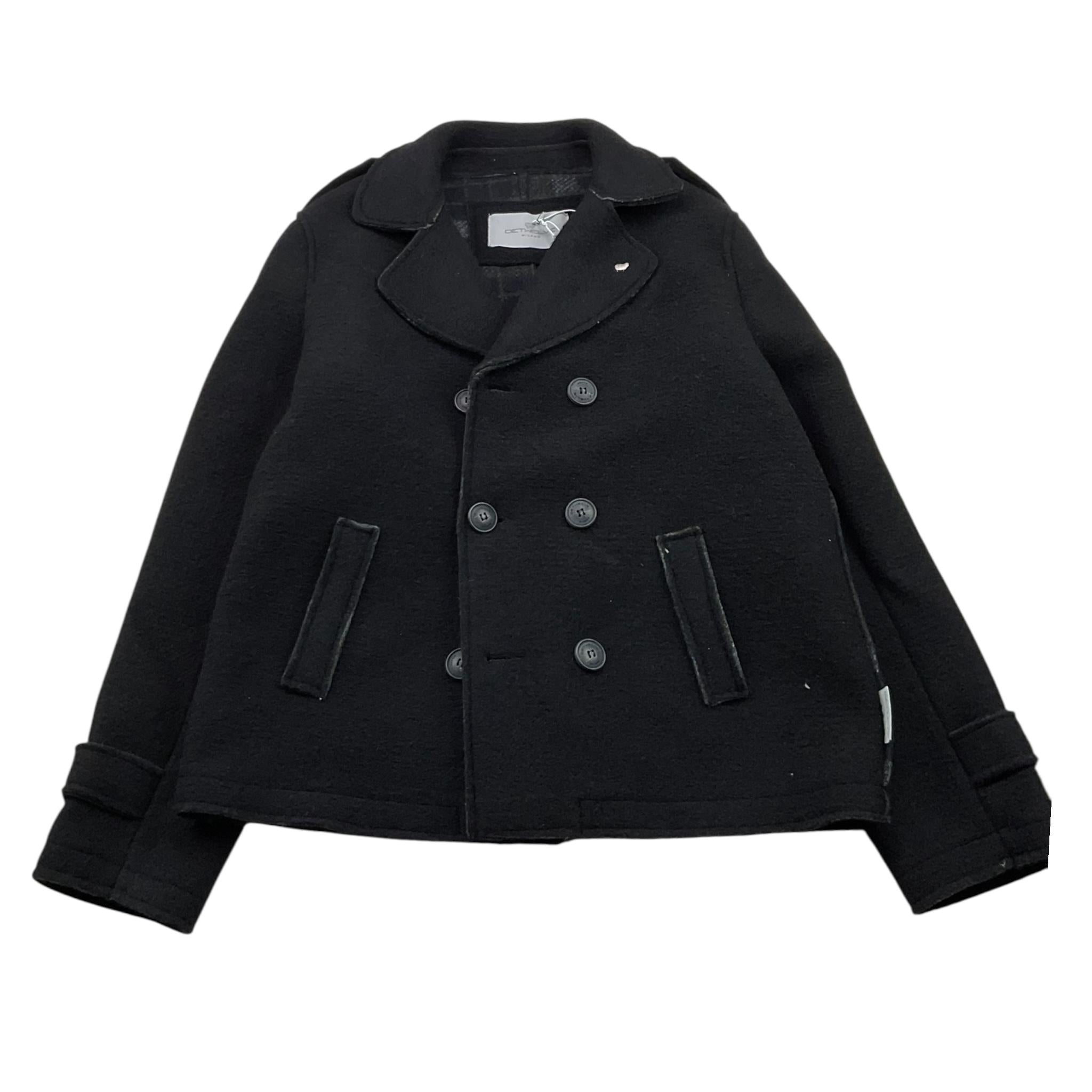 DETWELVE cappotto tinta unita doppiopetto Nero per Bambino 9800 NERO DETWELVE 