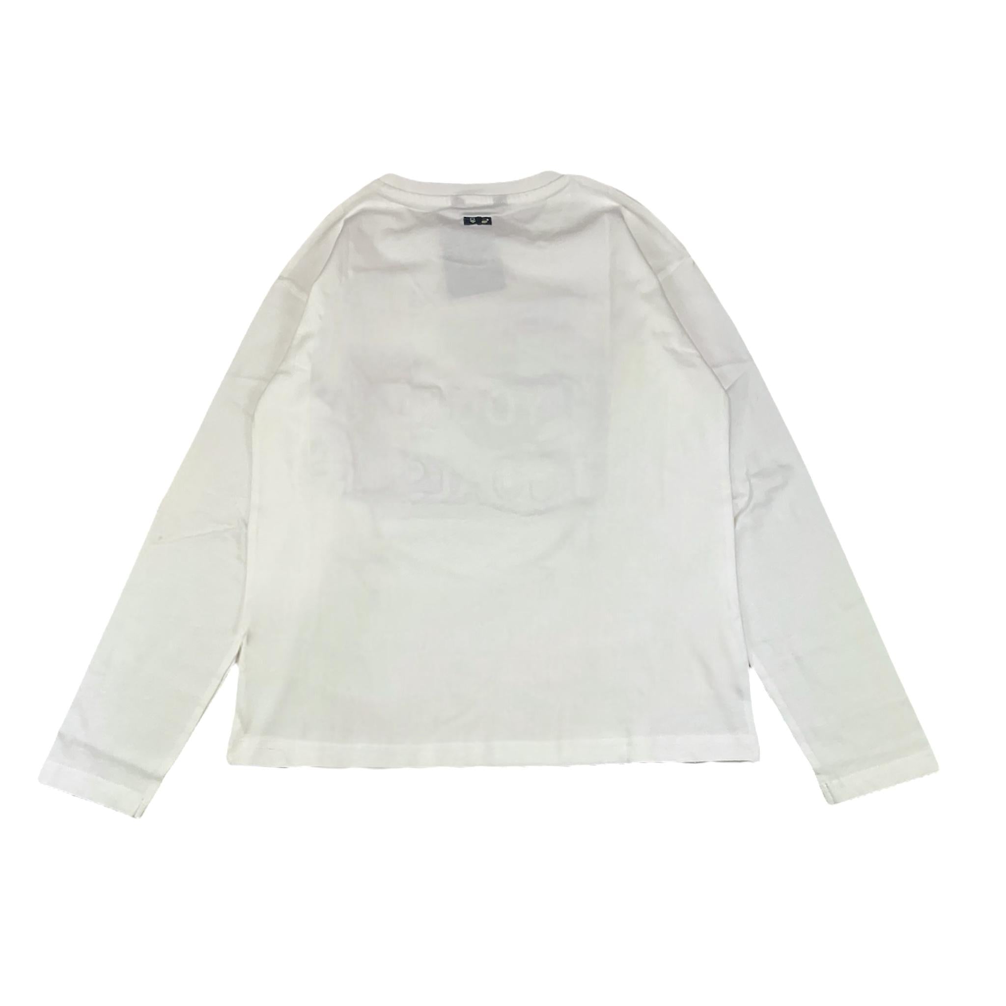 NUKUTAVAKE shirt girocollo tinta unita con stampa Bianco per Bambino 7081 BIANCO NUKUTAVAKE 