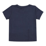 K-Way T-Shirt Girocollo Tinta Unita con Logo per Bambino K4114WWXX BLU K-WAY 