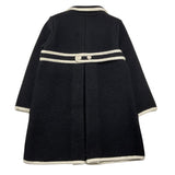 MARAE KIDS cappotto tinta unita con profili in contrasto Nero per Bambina 3326 NERO MARAE KIDS 