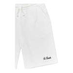 Saint Barth Bermuda Tinta Unita con Elastico In Vita per Neonato RANL001N BIANCO SAINT BARTH 