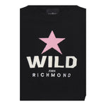 JOHN RICHMOND maglia girocollo tinta unita con stampa Nero per Bambina RGA24106MARI NERO JOHN RICHMOND 