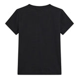 Guess T-Shirt Girocollo Tinta Unita con Stampa Logo per Bambina J4RI46J131 NERO GUESS 