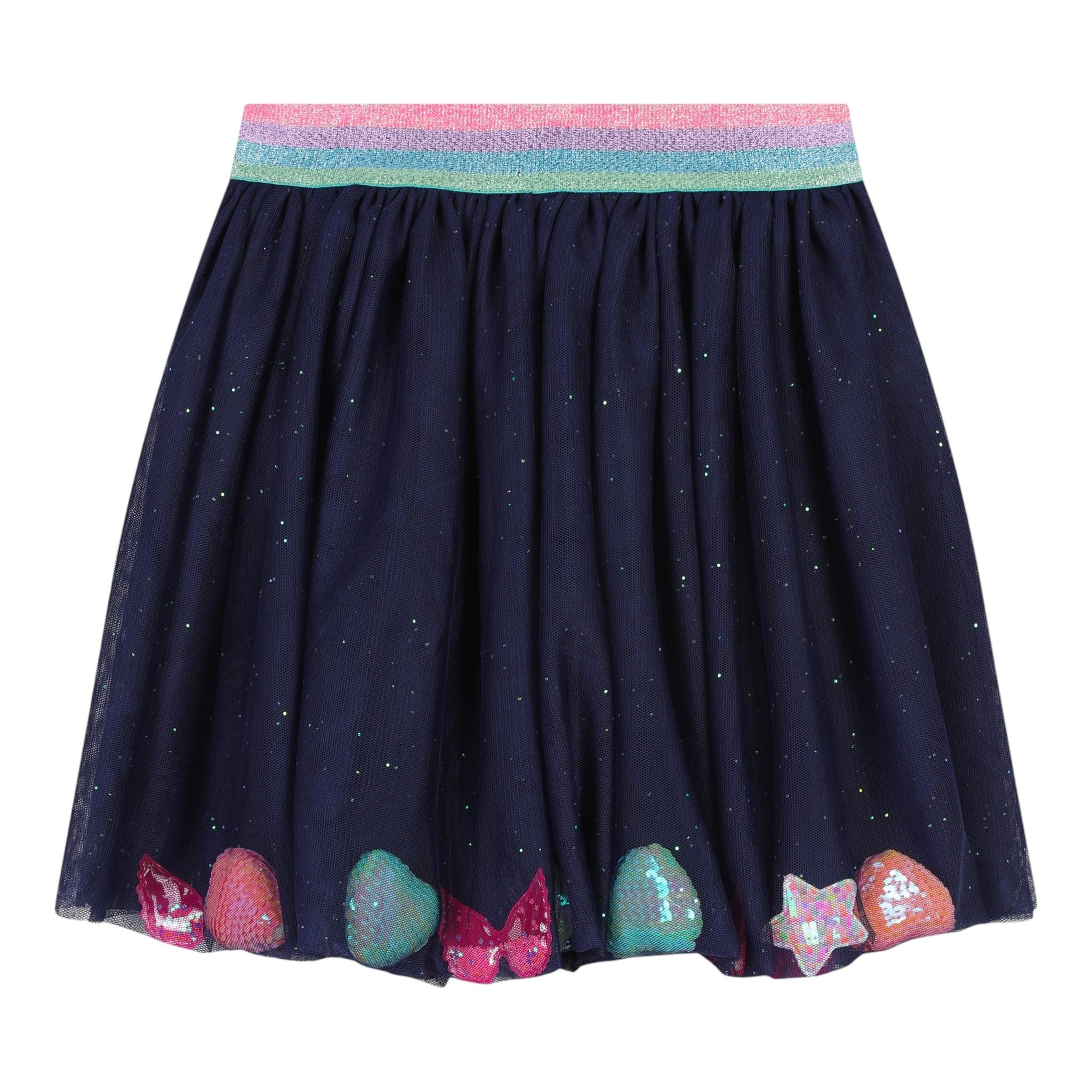 BillIEBLUSH gonna tinta unita in tulle Blu per Bambina U20417 BLU BillIEBLUSH 