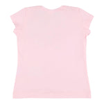Monnalisa T-Shirt Girocollo Tinta Unita con Applicazioni per Bambina 11E628 ROSA MONNALISA 