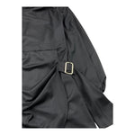 NAIDA abito manica lunga tinta unita cn cintura Nero per Bambina NAAB278 NERO NAIDA 