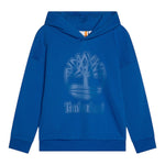 Timberland Felpa Chiusa con Cappuccio Tinta Unita con Logo per Bambino T60449 BLU TIMBERLAND 
