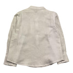 M+E' Camicia Manica Lunga Tinta Unita Collo Coreano per Bambino UEM0507J BIANCO M+E' 