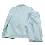 Notaro Of Kids Completo 5 Pezzi Papillion-Camicia-Giacca-Gilet-Pantalone per Bambino BK2072 AZZURRO NOTARO OF KIDS 