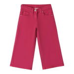 I DO pantalone tinta unita modello palazzo Fuxia per Bambina 4A614 FUXIA I DO 