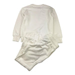 MOSCHINO completo 2pz in tuta felpa-pantalone Bianco per Bambino HUK04D BIANCO MOSCHINO 