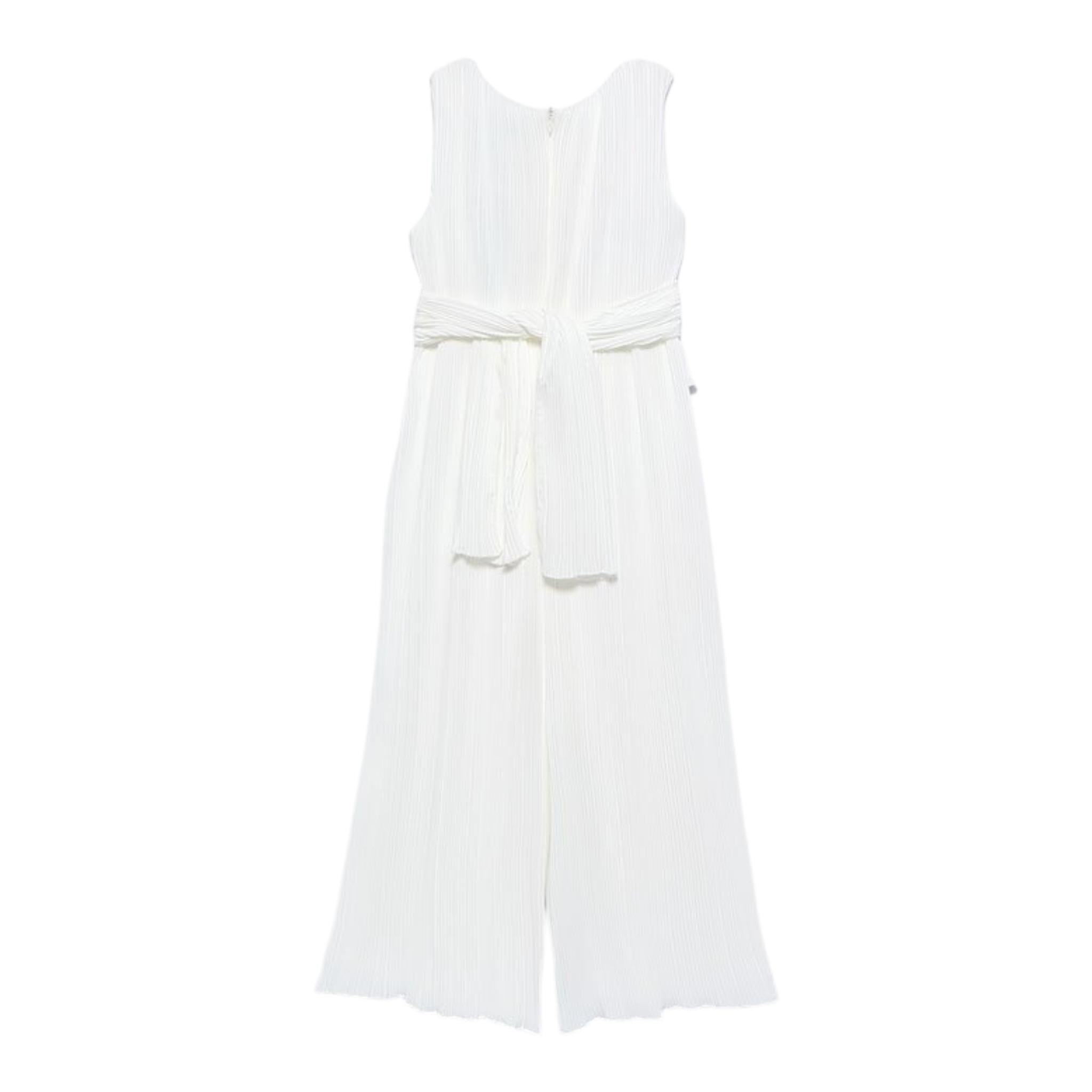 Abel & Lula Tuta Intera Tinta Unita Giromanica per Bambina 5221XX BIANCO ABEL & LULA 