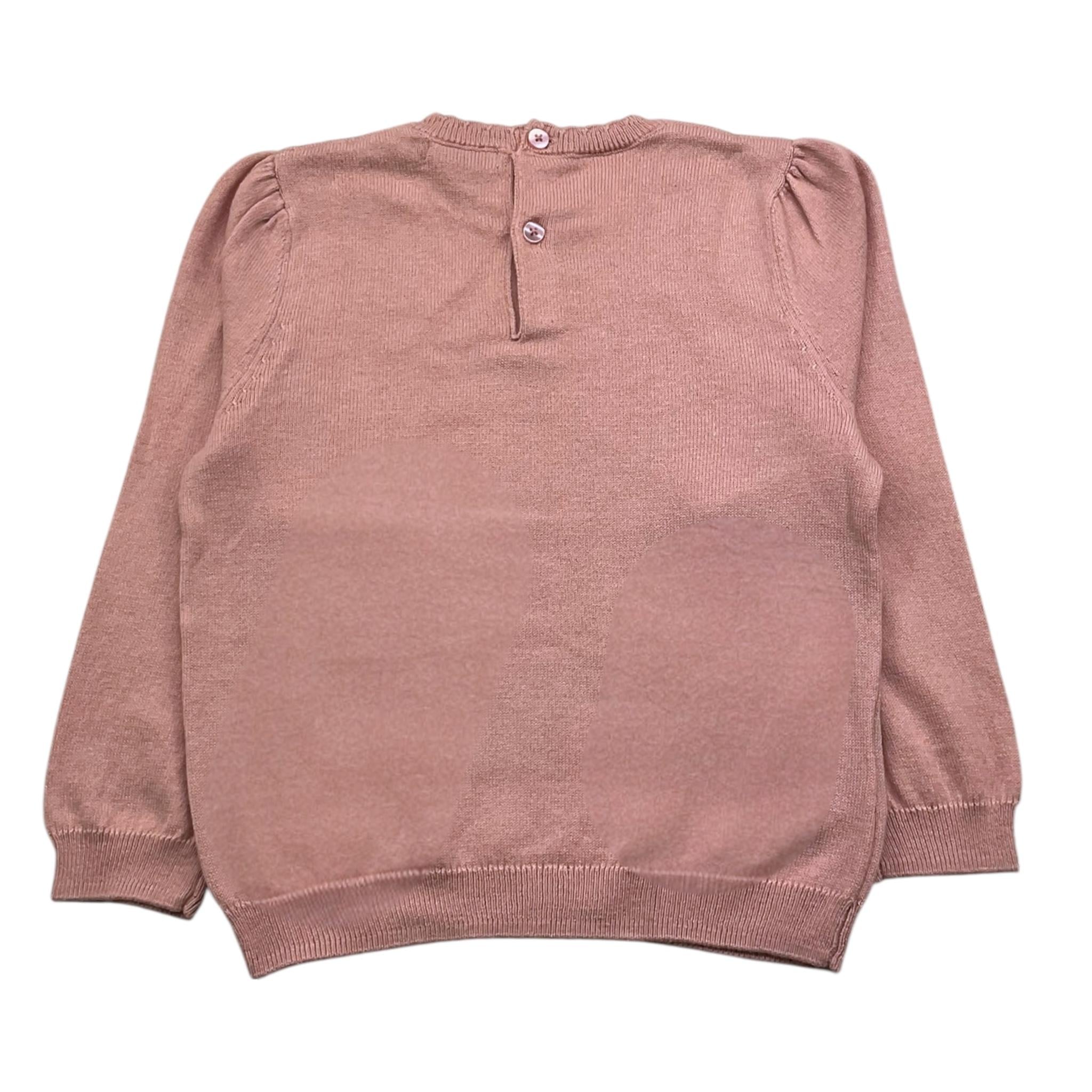 MAYORAL maglia girocollo tinta unita con ricami Rosa per Neonata 2322XX ROSA MAYORAL 