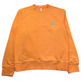 Suns68 Felpa Chiusa Girocollo Tinta Unita con Logo per Neonato F34303 ARANCIONE SUNS68 
