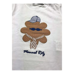 Manuel Ritz T-Shirt Girocollo Tinta Unita con Stampa per Neonato MR3107N BIANCO MANUEL RITZ 