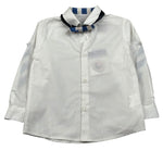 New Gereration Camicia Manica Lunga tinta unita con Papillon Bianco per Neonato 221153 BIANCO NEW GERERATION 