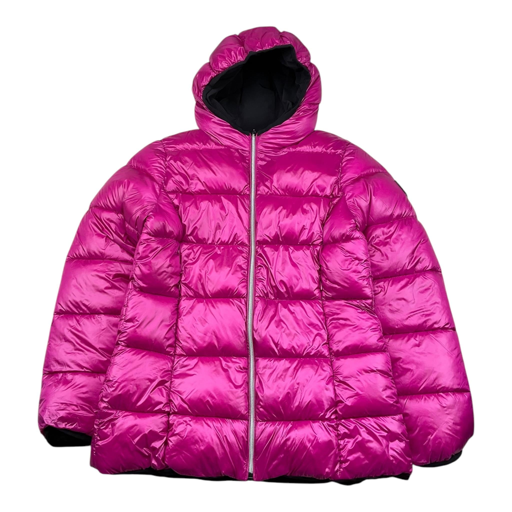 REFRIGUE giubbino reversibile bicolore cn cappuccio Nero/fuxia per Bambina 2841O00001 NERO/FUXIA REFRIGUE 