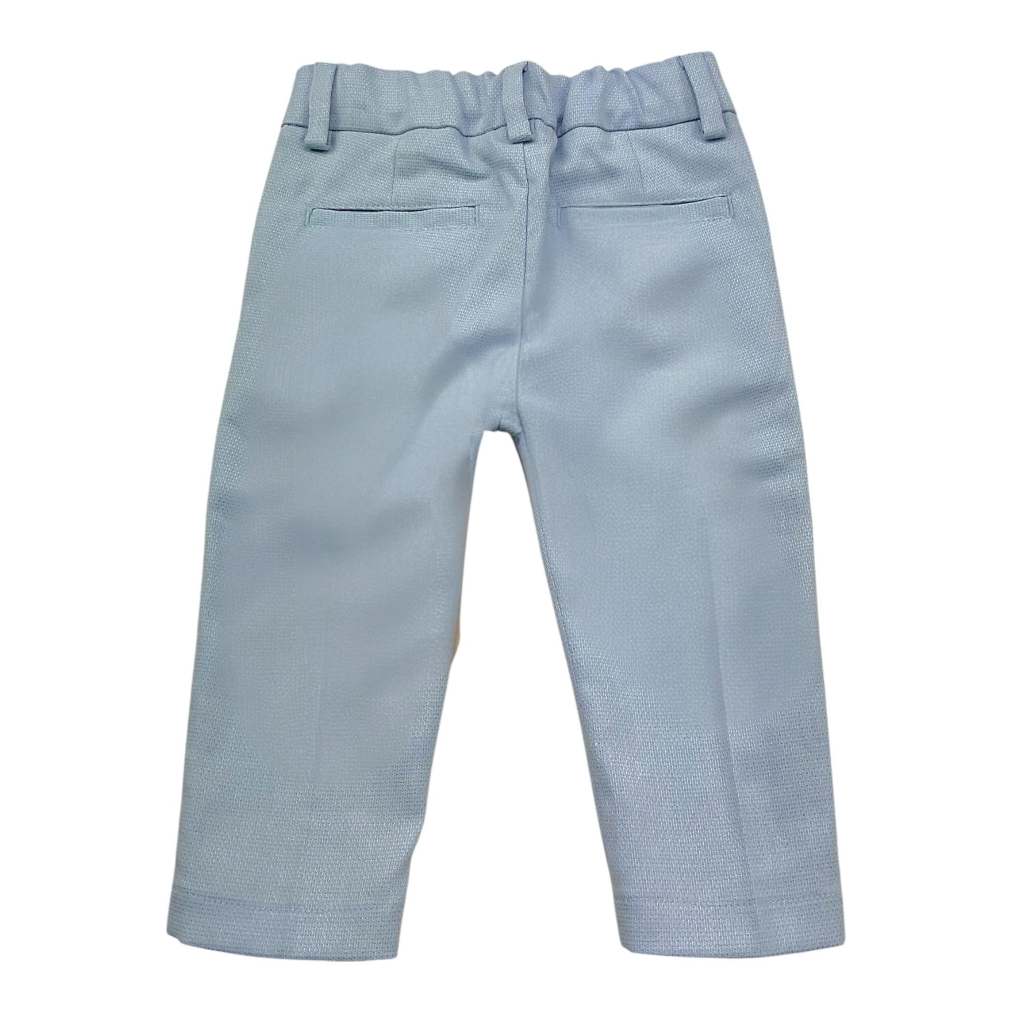 Boss Pantalone Tinta Unita con Elastico In Vita per Neonato J52078 AZZURRO BOSS 