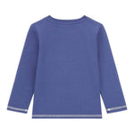 GUESS shirt girocollo tinta unita con logo  Blu per Neonato N4YI28K8HM4 BLU GUESS 