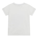 Guess T-Shirt Girocollo Tinta Unita con Stampa per Neonato N5RI27K8HM4 BIANCO GUESS 