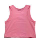 Mousse Canotta Girocollo Tinta Unita con Stampa per Bambina SKTC377P ROSA MOUSSE 