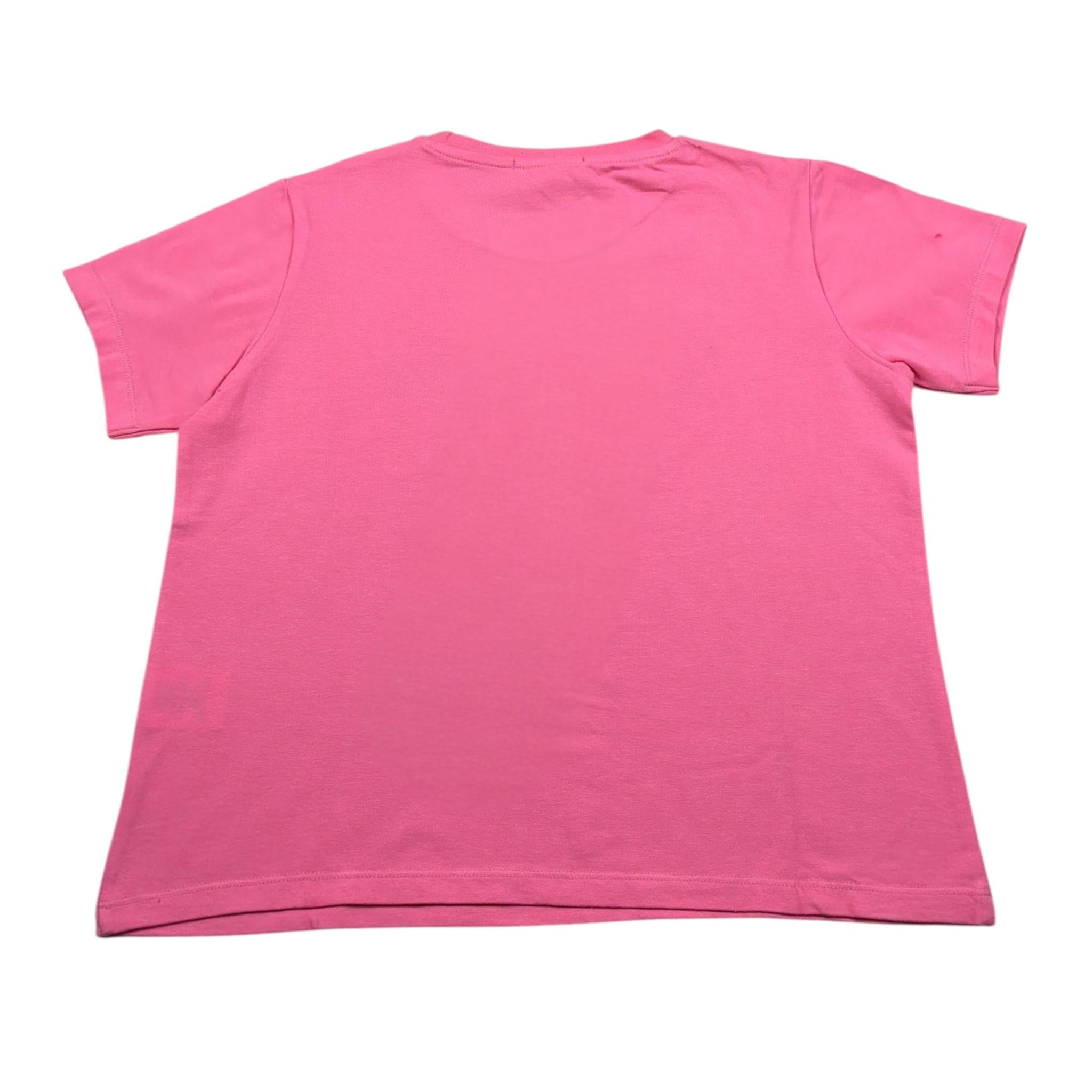 Vicolo T-Shirt Girocollo tinta unita con Stampa Rosa per Bambina 3146M0817 ROSA VICOLO 