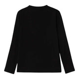 PINKO shirt girocollo tinta unita girocollo con stampa Nero per Bambina F4PIJGTH054 NERO PINKO 