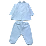 NINNAOH completo 2pz maglia-ghettina tinta unita Bianco per Neonata I2376C BIANCO NINNAOH 