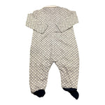 Trussardi Tutina Manica Lunga Stampa Fantasia per Neonato TLA23001TU BIANCO TRUSSARDI 