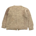 BABIDU cardigan tinta unita con bottoni in contrasto Beige per Bambina 60683J BEIGE BABIDU 