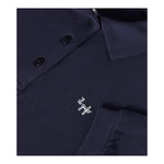 Il Gufo Polo Mezza Manica Tinta Unita Modello Crop per Bambina P25PC095MF032 BLU IL GUFO 