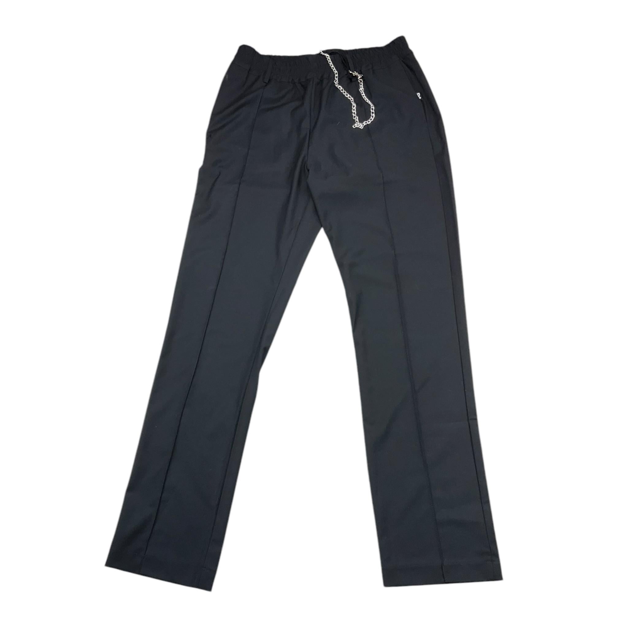 DANIELE ALESSANDRINI pantalone tinta unita con elastico in vita Nero per Bambino 1231P00068 NERO DANIELE ALESSANDRINI 