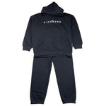 JOHN RICHMOND completo 2 pezzi felpa-pantalone tinta unita Nero per Bambino RBA25007CF NERO JOHN RICHMOND 