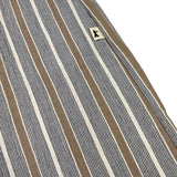 Petit Indi Pantalone Tinta Unita con Fantasia A Righe per Bambino SS25BK8229 BLU PETIT INDI 