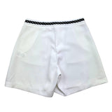 Vicolo Short Einfarbig mit Kontrastbesatz Creme für Mädchen